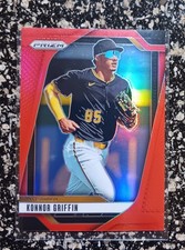 2025 Panini Prizm Konnor Griffin Red Prizm /299 #199 Pittsburgh Pirates