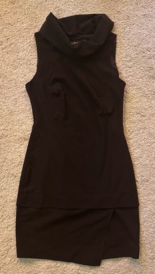 Elegantes Schwarzes Kleid von Zara Basic Größe 36/S. Etui Kleid