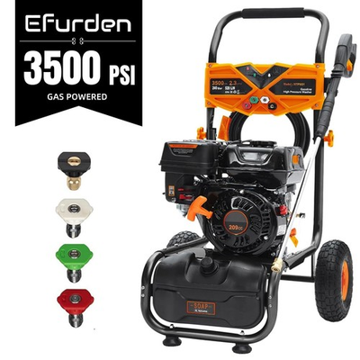 #ad Efurden Gasoline Pressure Washer 2.3 GPM 3500 PSI Gas Power Washer 209cc Engine $265.19