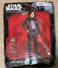 Star Wars Rogue One Jyn Erso Costume Jumpsuit Girls Large 12-14 NEW