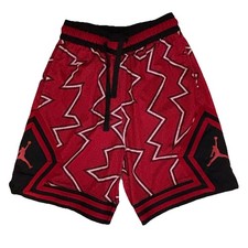 Jordan Brand Diamond Shorts Red Black Youth Size Small