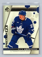 2022-23 SP Authentic - Spectrum Fx Future Watch Nick Abruzzese #S-56 Rookie RC