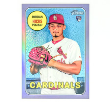 Jordan Hicks (RC) 2018 Topps Heritage Chrome Purple Refractor #THC-620 Cardinals