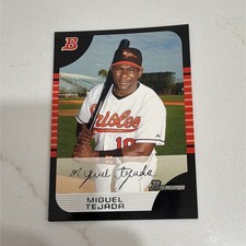 2005 Bowman Miguel Tejada Baltimore Orioles #3 Facsimile Signature Baseball Card