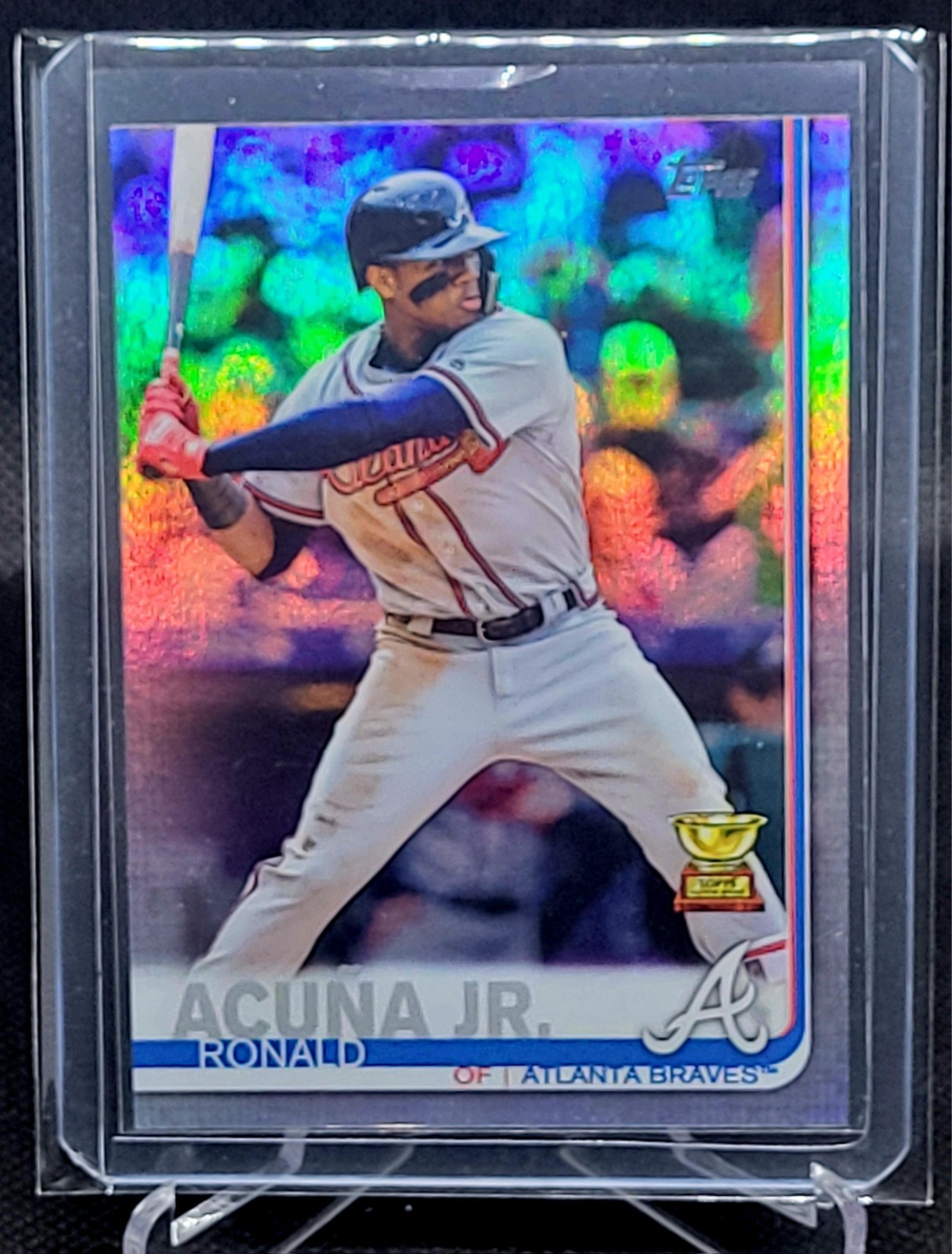 Ronald Acuna Jr 2019 Topps Rainbow Foil Rookie Cup #1 Atlanta Braves