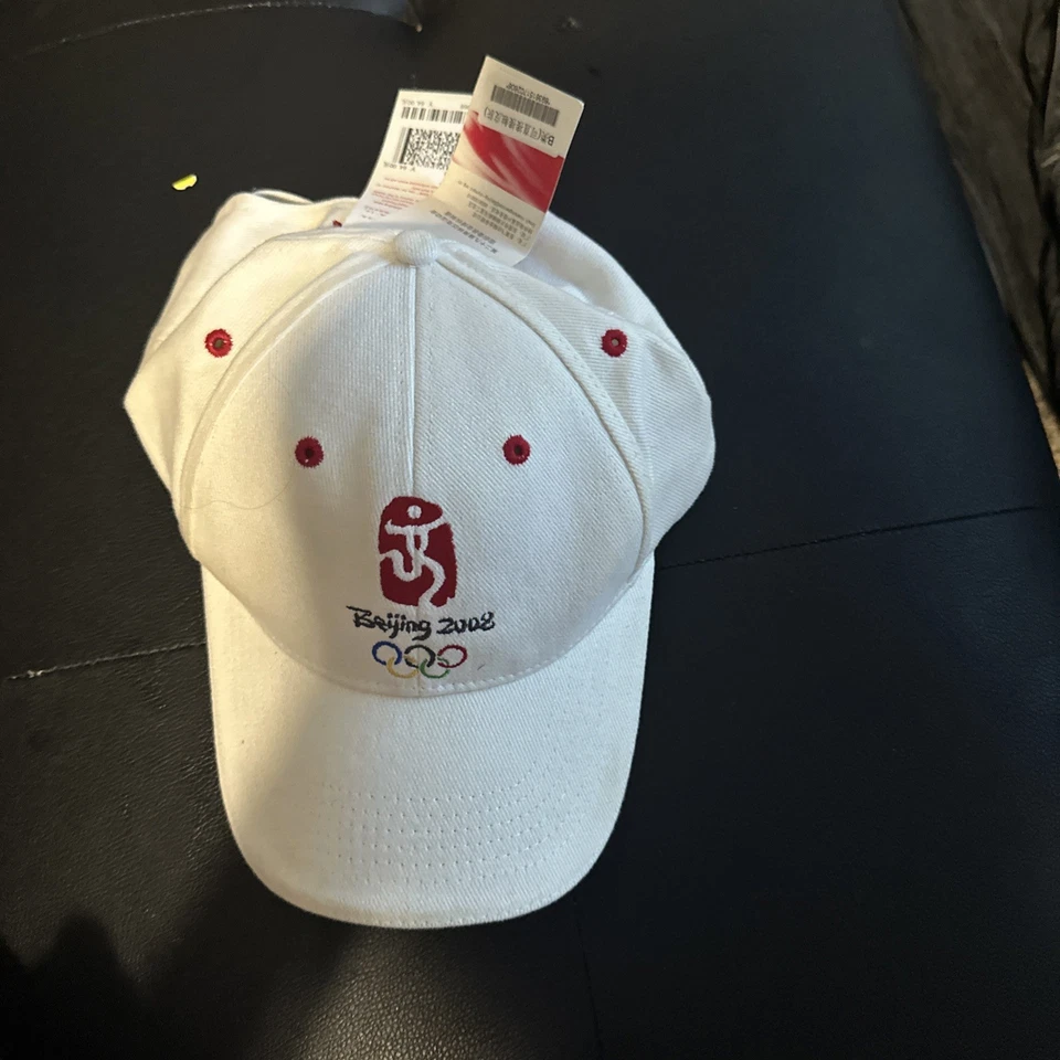 Beijing 2008 olympics hat white brand new with tags - Image 2 of 4