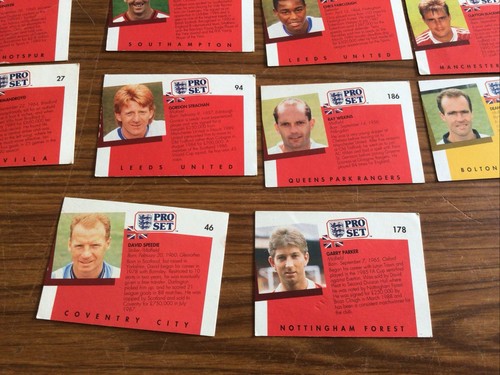 1991-92 Pro Set Fußball Karten Konvolut 14 gemischte Teams - Bild 12 von 12