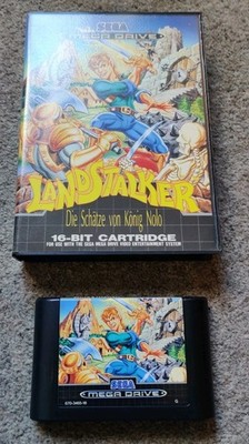 Sega Mega Drive MegaDrive LANDSTALKER RPG PAL Deutsche Sprachversion
