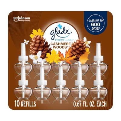 Glade PlugIns Refills Air Freshener, Scented and 6.7 Fl Oz (Pack of 1), Clear