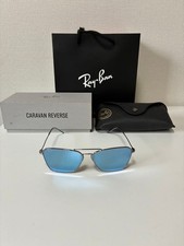 Ray-Ban Caravan Reverse Sunglasses Blue Lens From Japan