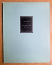 Liszt Piano Sonata, Henle facsimile edition, editor Claudio Arrau, 1973. EXC.