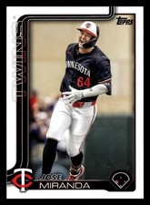 Jose Miranda 2025 Topps #310 Minnesota Twins Baseball *107