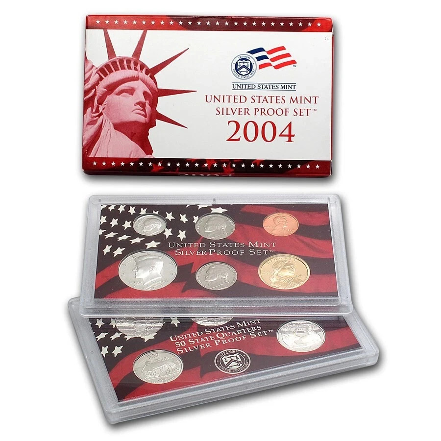 2004 Silver Proof Set U.S. Mint Original Government Packaging OGP