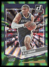 2023-24 Donruss #190 E.J. Liddell New Orleans Pelicans Green Laser Holo