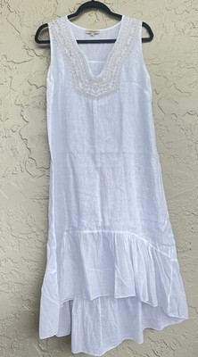 lace spaghetti strap dress White A-Line Lace Wedding Dress with Slit - Backless Bridal Gown