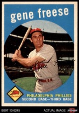 1959 Topps #472 Gene Freese Phillies 8 - NM/MT