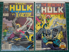 Incredible Hulk #336 + #337 | 1987 | X-Factor | Early McFarlane | Marvel Comics