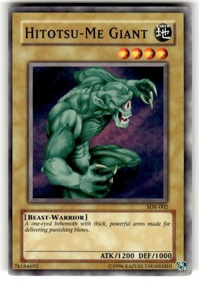 Hitotsu-Me Giant SDK-002 Yu-Gi-Oh! Card Light Play Unlimited
