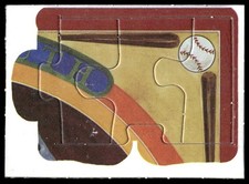 1982 Donruss #7-9 '81 Baseball Great Moments Babe Ruth Puzzle New York Yankees