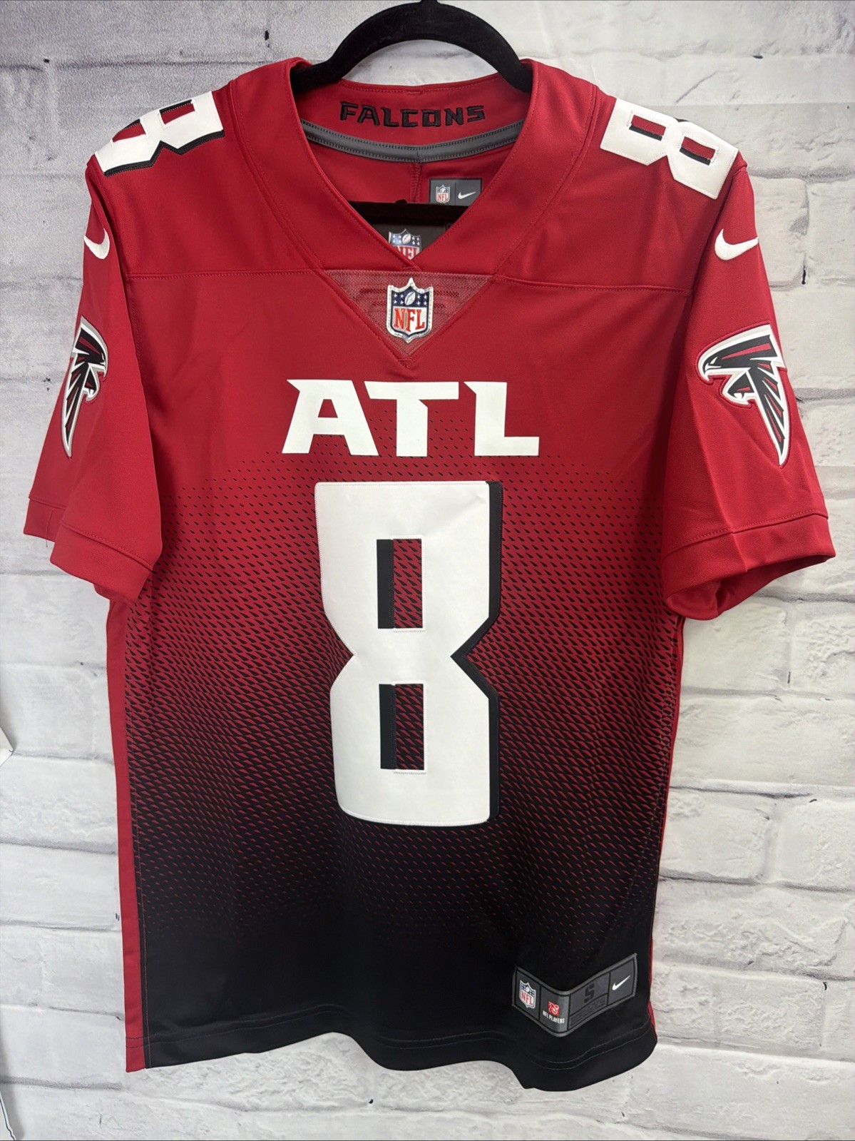 Nike Falcons Kyle Pitts #8 On-Field Jersey Men's S Red NFL Vapor Elite Rare