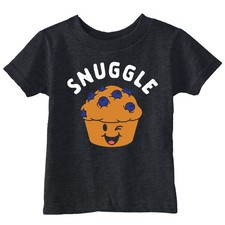 Toddler Funny T Shirts Snuggle Muffin Cute Snuggly Tee For Young Kids