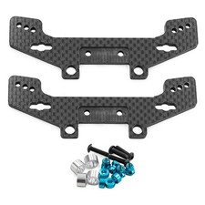 Non-Original Carbon Front Rear Shock Tower Hop Up Parts for TAMIYA TT02R