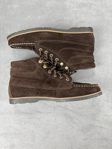 GH Bass Shoes donna 7 mocassini marroni scamosciati stringati stivali da trekking casual - Foto 6 di 9