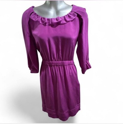 Stella McCartney long Sleeve Purple Dress Sz S