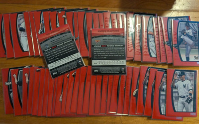 2009 Topps Unique Baseball Red parallel/1199 singles RC you pick choice