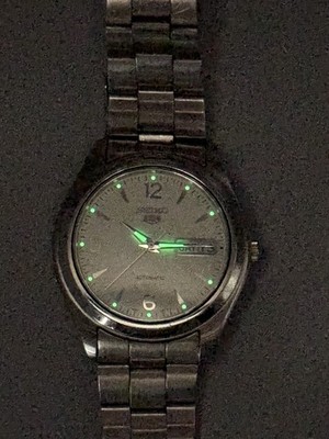 SEIKO 5 7S26-0060 Automatic White Dial Men's Watch Working from