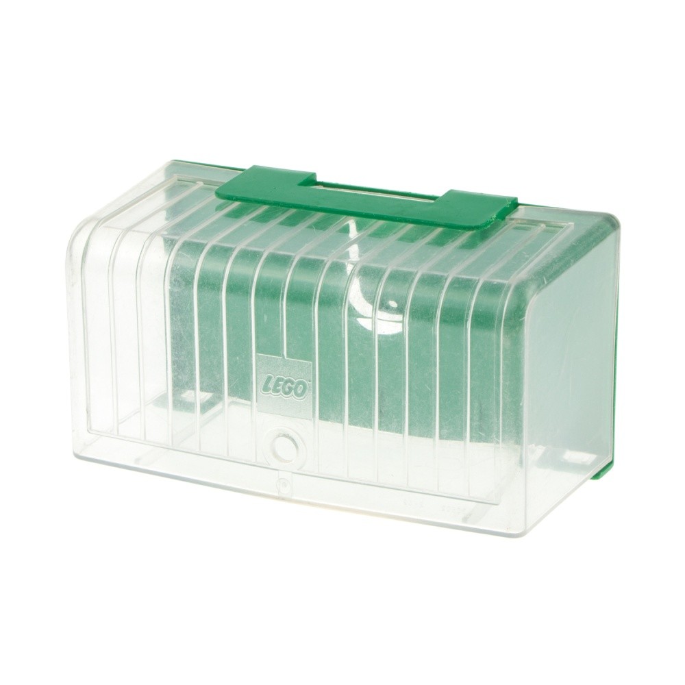 1X Lego Football Goal Box B-Ware Used Green Transparent White Sport 30502 30501