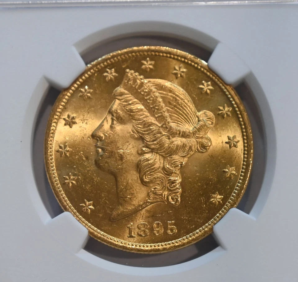 1895 Liberty $20 gold NGC MS62 US gold coin great coin!! - Image 3 of 4