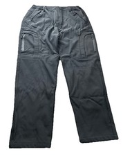Unbranded Snowboarding Skiing Pants Size 38 Black 34x29 Utility 5 Pockets Unisex