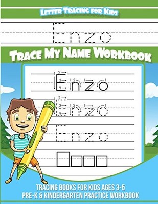 ENZO LETTER TRACING FOR KIDS TRACE MY NAME WORKBOOK: By Yolie Davis *BRAND NEW*