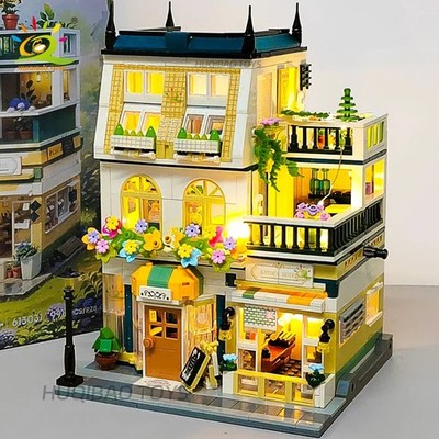 Mini Garten Hotel Micro Bausteine City Street Haus Set