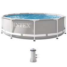 Intex Prism Frame Above Ground Swimming Pool ...