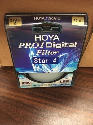 HOYA 62mm Pro1 Digital Star 4 Filter DMC Multi-Coated Special Effects Lens Filte
