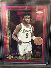 2025-26 Topps Chrome Sapphire - Bronny James #182 Padparadascha 1/1