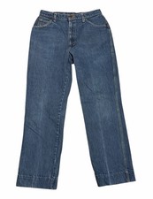 Vintage 70s Lee Riders Jeans Women s 27x28 Medium Wash Denim USA Made Talon Zip