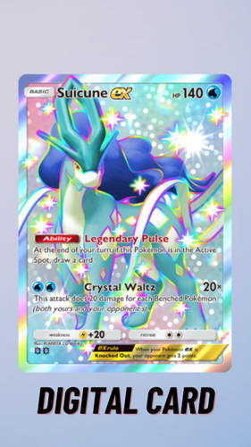 Suicune EX Shiny Paldean Wonders Pokemon TCG Pocket 2 Star ⭐⭐ (English)