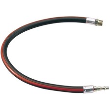 Draper 54439 Air Line Whip Hose 600mm 3/8" BSP Male Female Ends Red Black