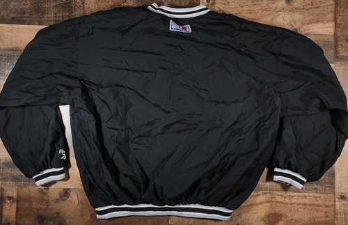 Vintage Oakland Raiders Windbreaker Jacke Herren XL schwarz Y2K Starter Pro Line - Bild 2 von 13