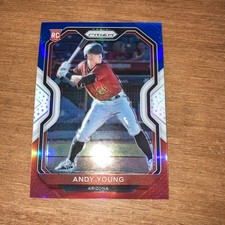 2021 Panini Prizm Andy Young #61 Red White & Blue Prizm Rookie Card