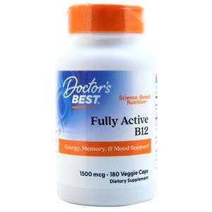 Doctors Best Полностью активный витамин В12 (1500 мкг), 180 капсул