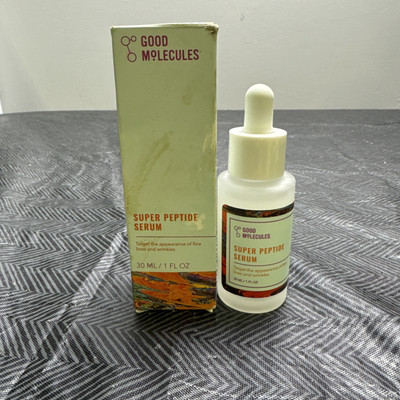 Good Molecules Super Peptide Serum ~ Travel Size 1 Fl Oz (box damaged shown)