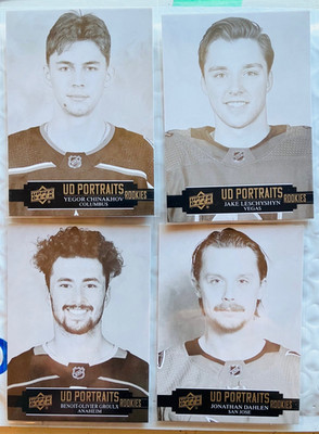 2021-22 UPPER DECK SERIES 2 HOCKEY PORTRAITS ROOKIES U PICK FINISH YOUR SET