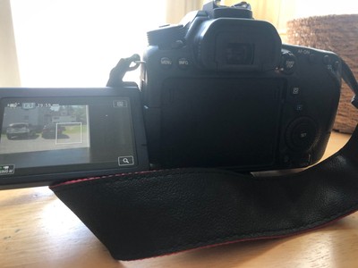 Canon EOS 80D DSLR camera with sigma 18-35mm f1.8 lens