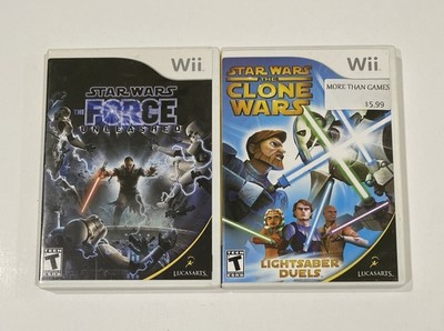 Star Wars: The Force Unleashed & The Clone Wars 2 Game Lot - Free Shipping!