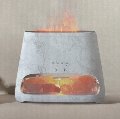 Ätherische Öllampe & Flamme Diffusor Himalaya Salz RocK Nachtlicht