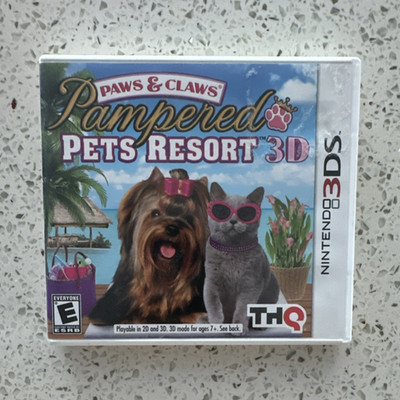 Paws & Claws Pampered Pets Resort 3D Nintendo 3DS, THQ, 2D/3D, Simulation
